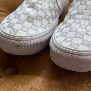 Vans Custom Louis Vuitton Painted Slip 